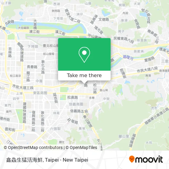 鑫鱻生猛活海鮮地圖