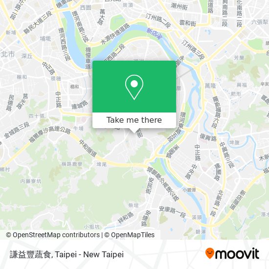 謙益豐蔬食 map