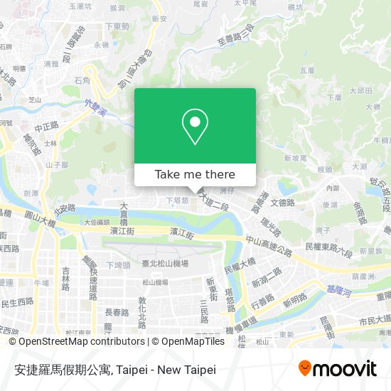安捷羅馬假期公寓地圖