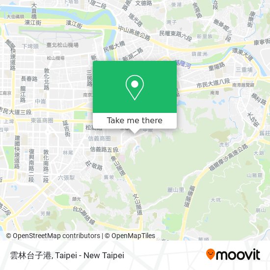 雲林台子港地圖