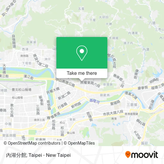 內湖分館地圖