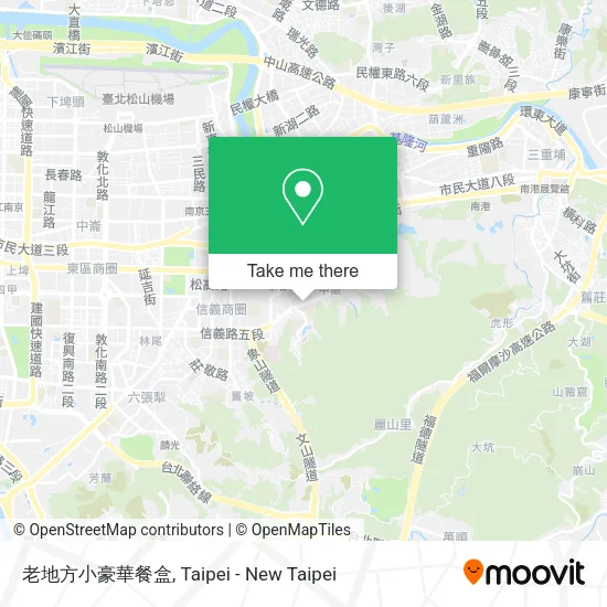 老地方小豪華餐盒地圖