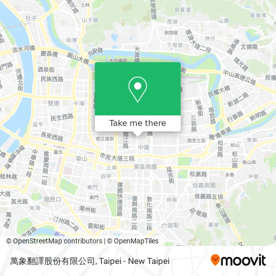 萬象翻譯股份有限公司地圖