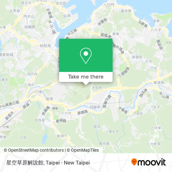 星空草原解說館地圖