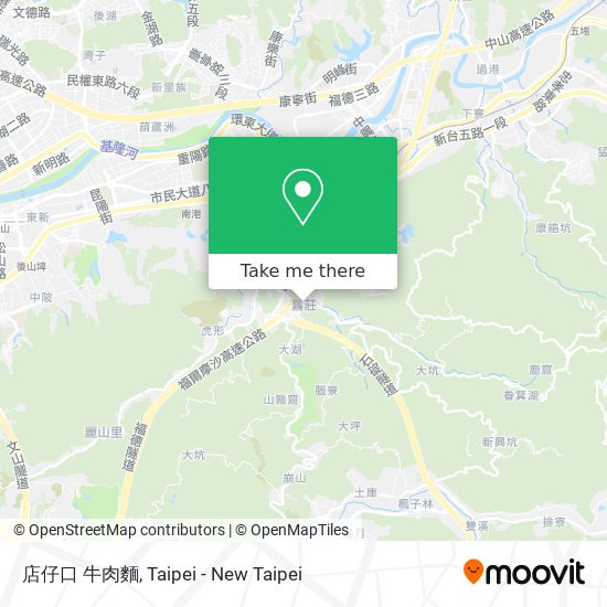 店仔口 牛肉麵 map