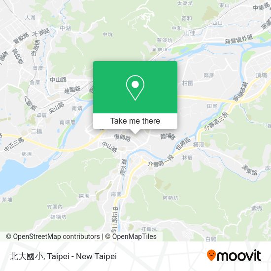 北大國小地圖