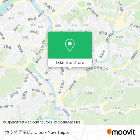 捷安特展示店地圖