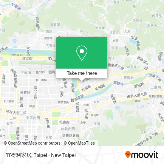 宜得利家居地圖