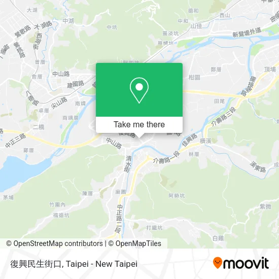 復興民生街口地圖