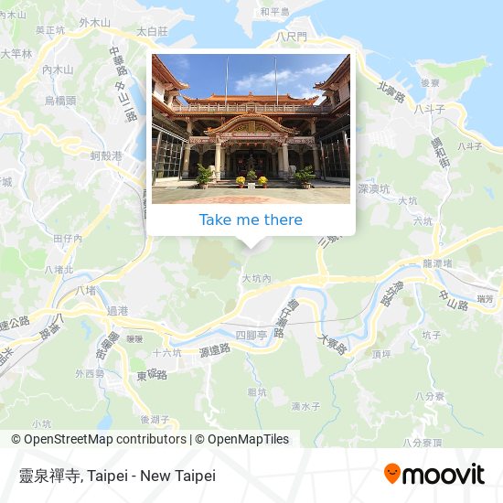 靈泉禪寺 map