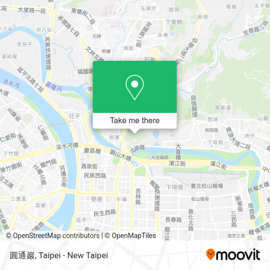圓通巖 map
