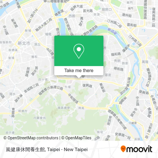 嵐健康休閒養生館地圖