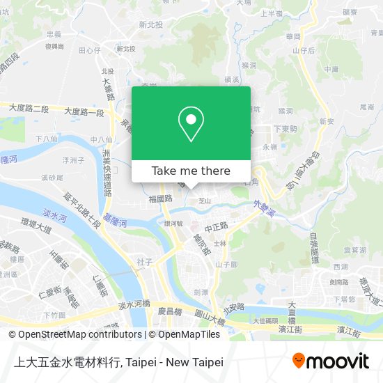 上大五金水電材料行 map