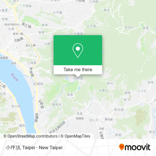 小坪頂 map
