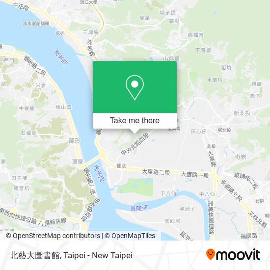 北藝大圖書館地圖