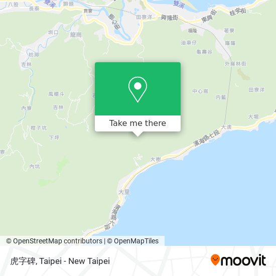 虎字碑 map