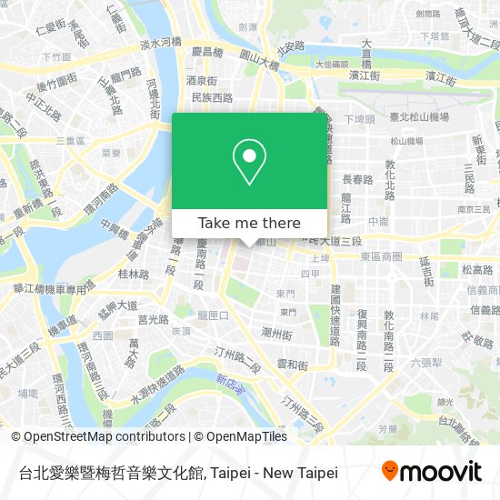 台北愛樂暨梅哲音樂文化館 map