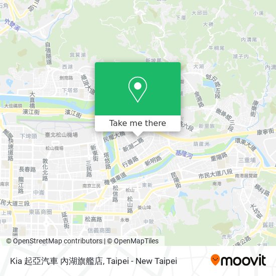 Kia 起亞汽車 內湖旗艦店 map