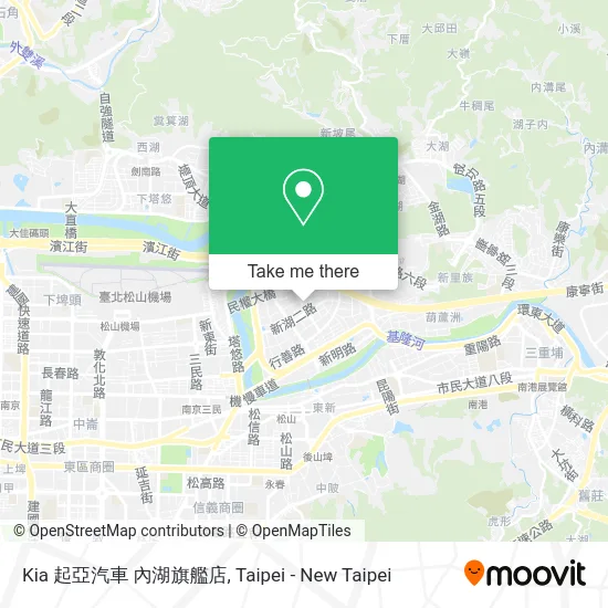 Kia 起亞汽車 內湖旗艦店 map