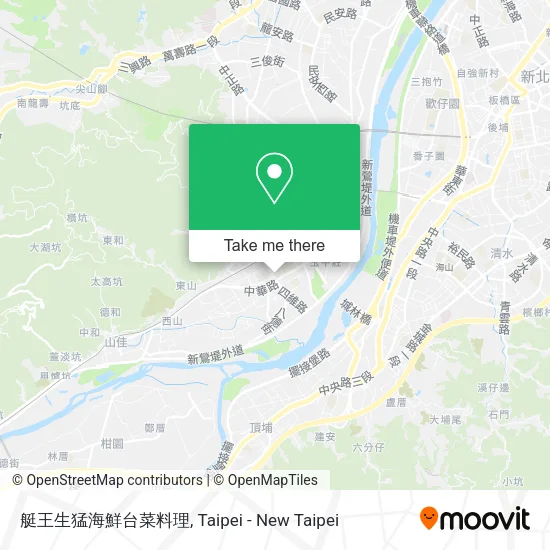 艇王生猛海鮮台菜料理地圖