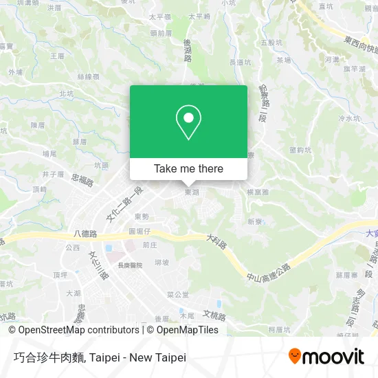 巧合珍牛肉麵地圖