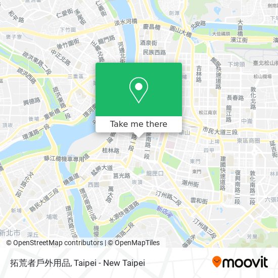 拓荒者戶外用品 map