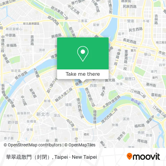 華翠疏散門（封閉） map