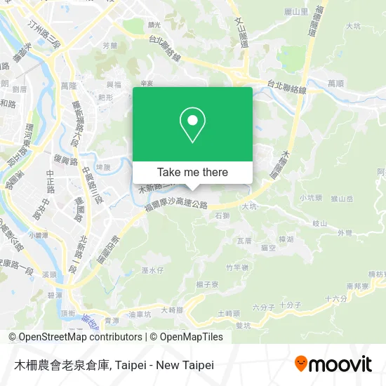 木柵農會老泉倉庫地圖