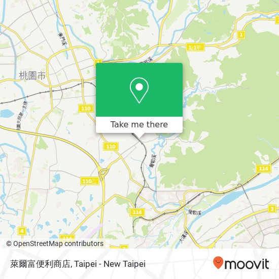 萊爾富便利商店 map