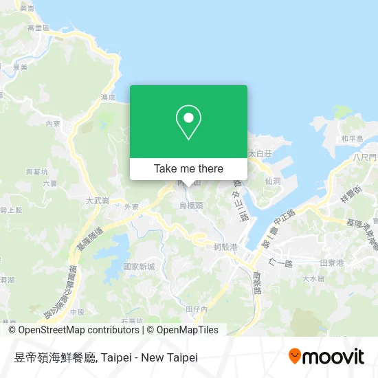昱帝嶺海鮮餐廳地圖