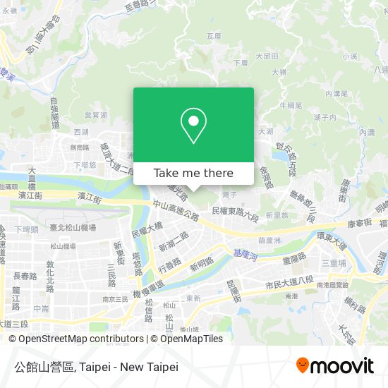公館山營區 map
