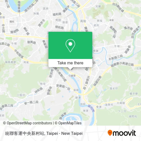 統聯客運中央新村站 map