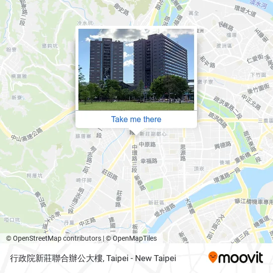 行政院新莊聯合辦公大樓 map