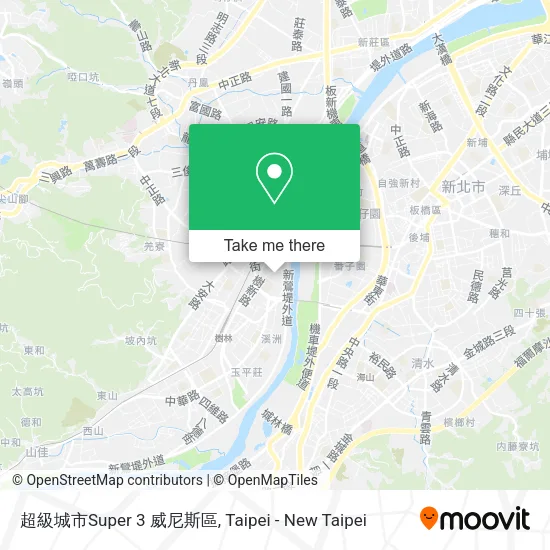 超級城市Super 3 威尼斯區 map