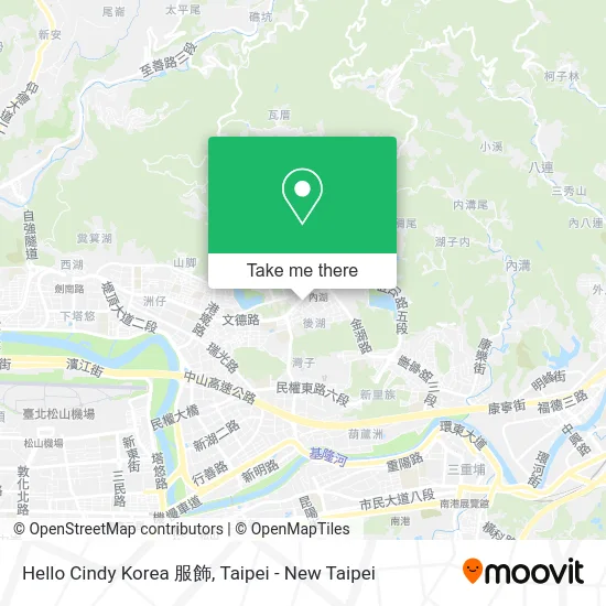 Hello Cindy Korea 服飾 map