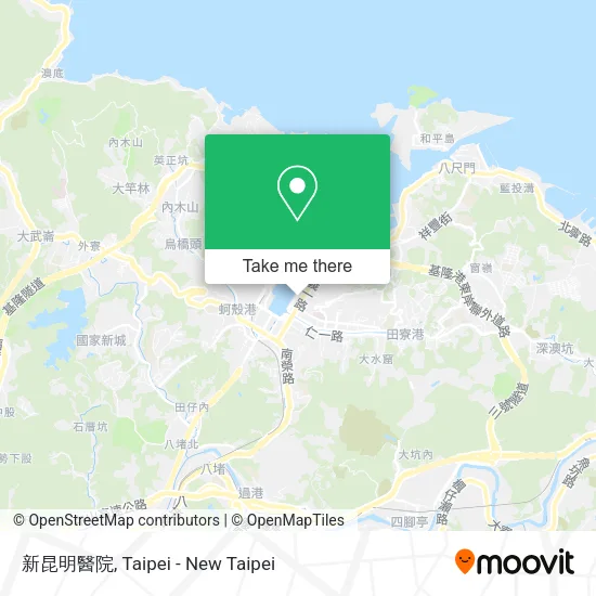 新昆明醫院 map