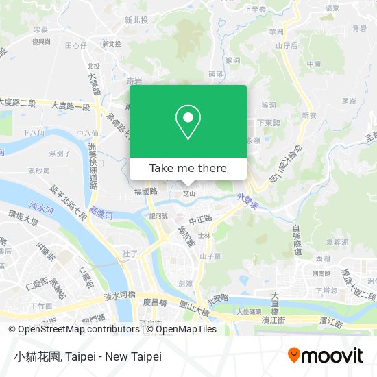 How To Get To 小貓花園in 士林區by Metro Or Bus