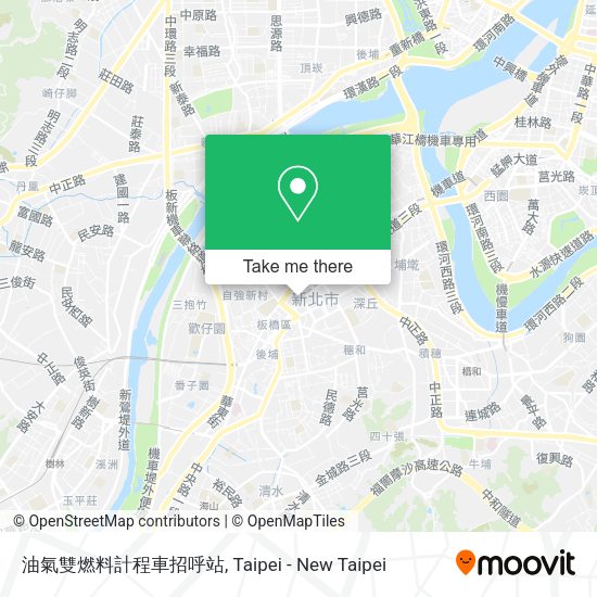 油氣雙燃料計程車招呼站地圖
