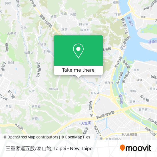 三重客運五股/泰山站 map