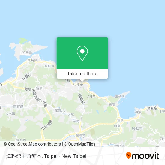 海科館主題館區地圖