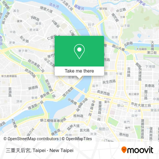 三重天后宮 map