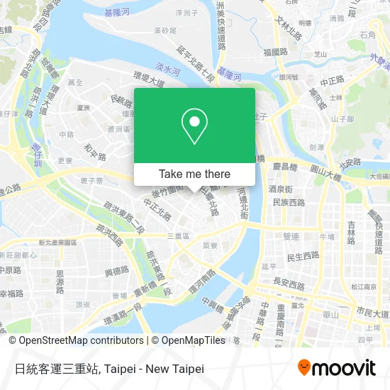 日統客運三重站地圖