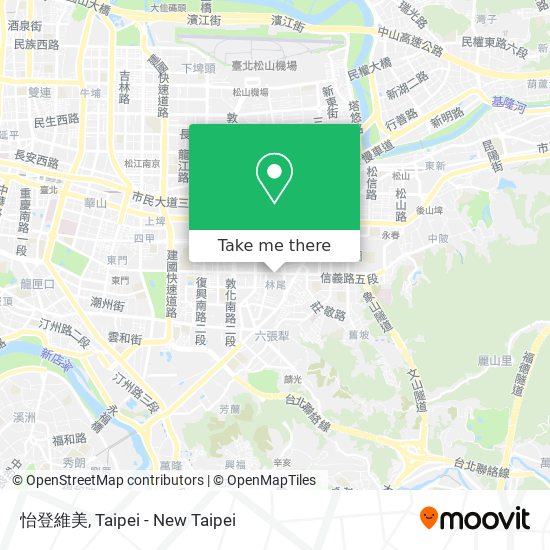 怡登維美地圖