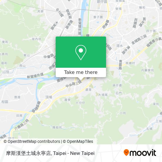摩斯漢堡土城永寧店 map