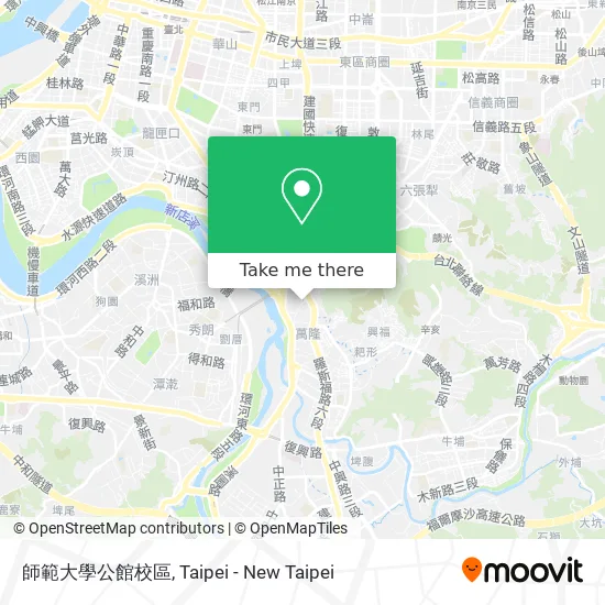 師範大學公館校區 map