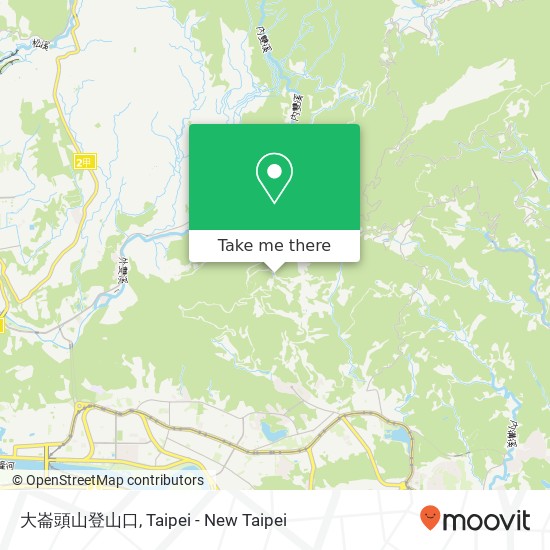 大崙頭山登山口 map