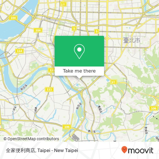 全家便利商店 map