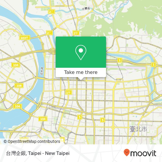台灣企銀 map