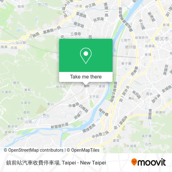 鎮前站汽車收費停車場 map