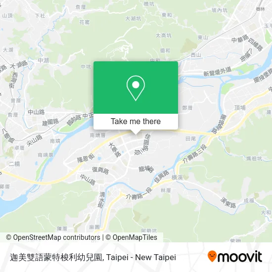 迦美雙語蒙特梭利幼兒園地圖
